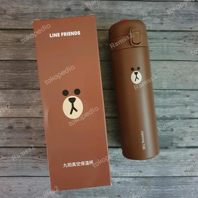 Joyoung Vacuum Bottle Sally Brown Botol Minum Anak Singapore