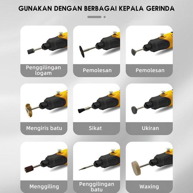 11.11 obral Super16000r/ min Bor mini penggiling 3 gigipenyesuaian mesin ukiran poles gergaji listri