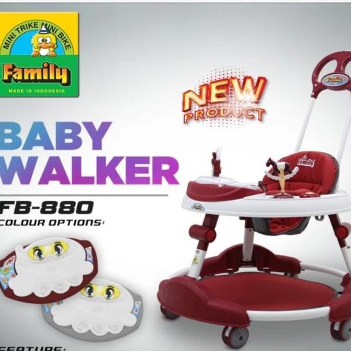 Baby Walker Family FB 880 FB880 FB-880 Alat Bantu Jalan Bayi Musik