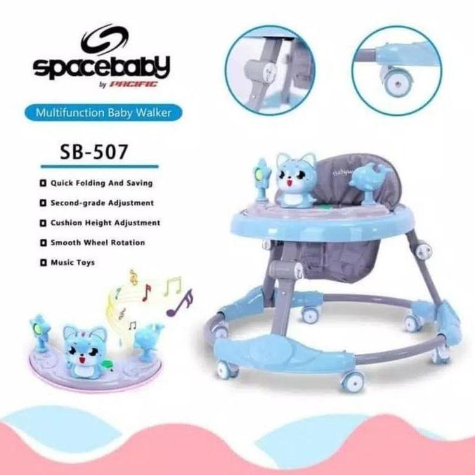 Baby Walker/apollo/alat belajar jalan bayi Spacebaby SB 511/SB 512/SB