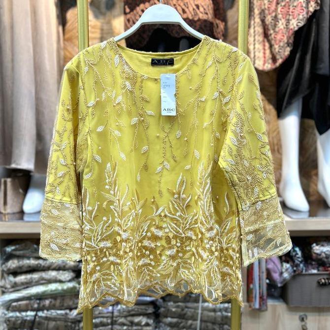 ATASAN BRUKAT TILE GIES BUTIK Brokat Pesta Wanita Cantik | BLOUSE TILE | BLUS BRUKAT | ATASAN TILE