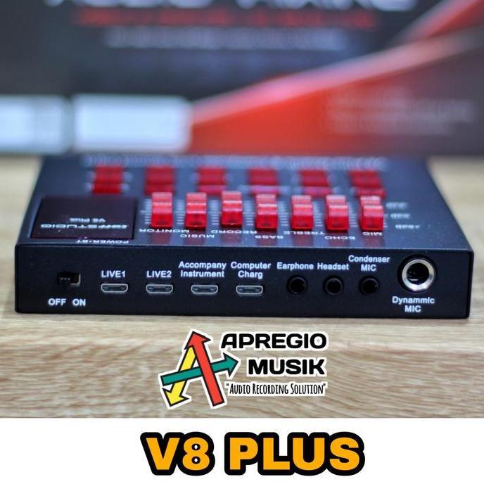 Taffware Taffstudio V8 Plus Original Soundcard Karaoke Live