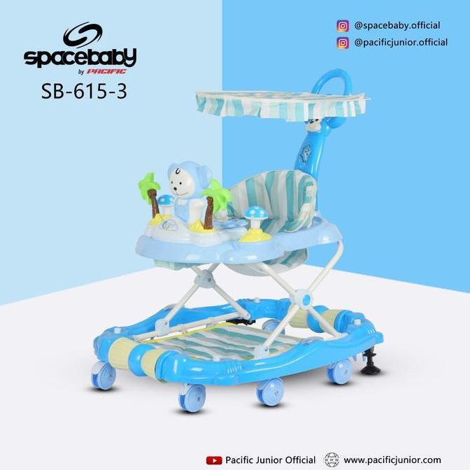 BABY WALKER SPACE BABY SB- 615-3