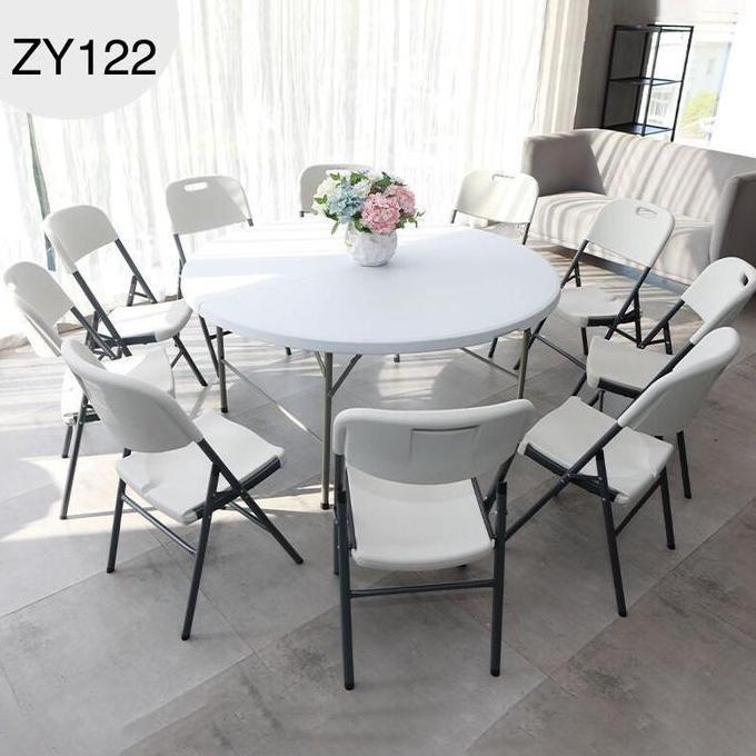 Promo Meja Lipat Serbaguna Meja Lipat Bulat Meja Makan Bulat Diskon