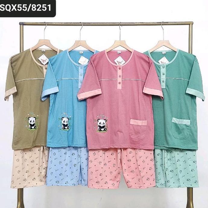 Promo Babydoll 3/4 XXL Amro lebel putih Diskon