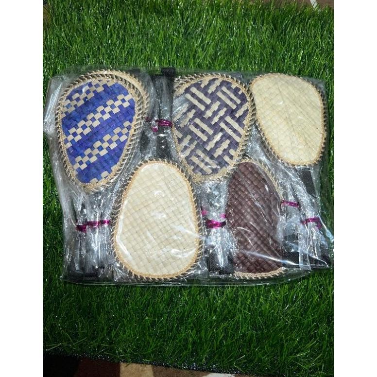 Souvenir Pernikahan Kipas Pandan Dikemas Plastik Sovenir Nikah Kipas Pandan Isi 50 Pcs Unik Souvenir
