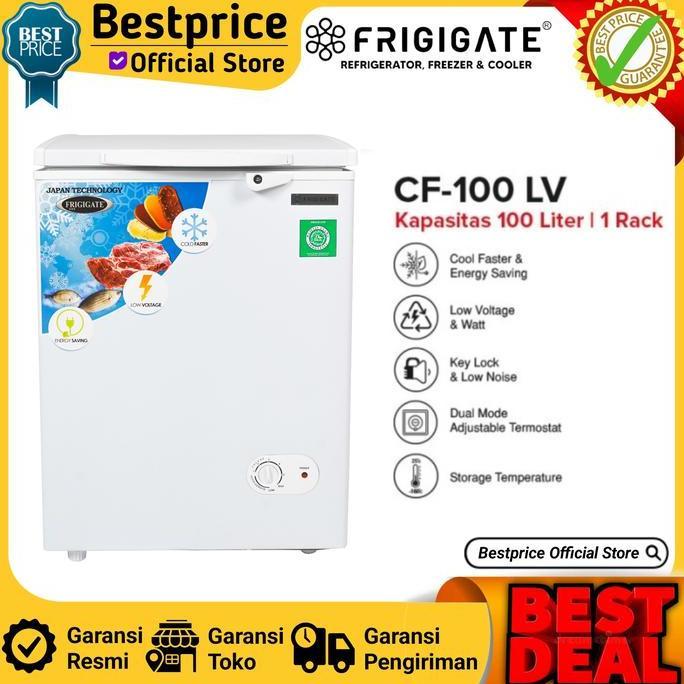 FRIGIGATE CHEST FREEZER 100 LITER F 100 LV FREEZER BOX LOW WATT