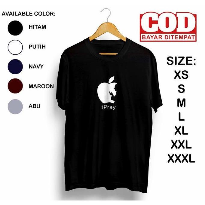 T-Shirt Pria l KAOS LOGO l KAOS NYELENEH l KAOS SANTAI | I PRAY