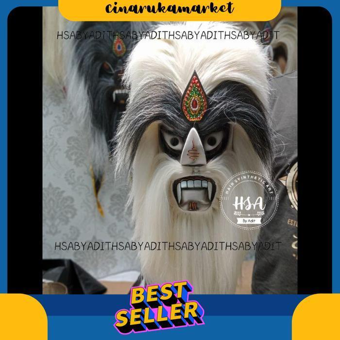 Topeng Ganongan/Bujang Ganong Rambut Putih [Br 1111]