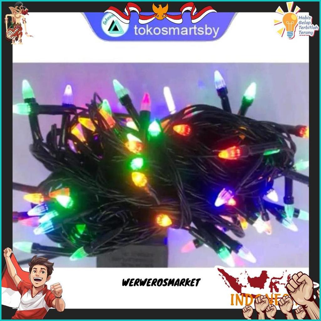 Lampu Tumblr / Lampu Natal Led Rainbow / Tumblr Light / Tumblr Led 8 Warna Sf-100 Termurah Banget