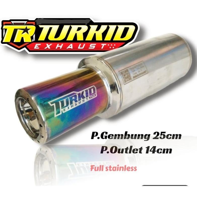 Knalpot Mobil Racing Original Turkid Tipe Bass Adem Full stainless Knalpot Gronel full stainless Kna