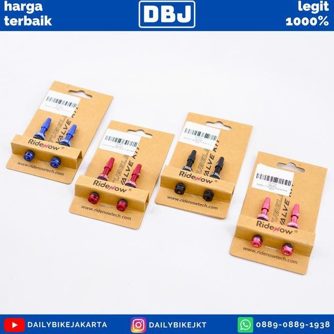 TERBARU - RIDENOW TUBELESS VALVE PENTIL TUBELESS VALVE SEPEDA ROADBIKE