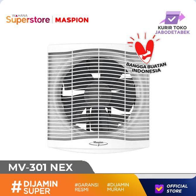 TERMURAH - Maspion MV301NEX Exhaust Fan Wall 12 Inch / 30cm