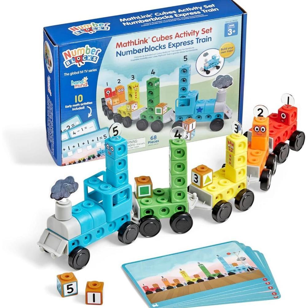 Hand2Mind Numberblocks Express Train Mainan Matematika Anak