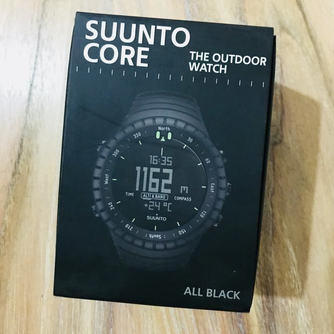 Suunto Core All Black Military Jam Tangan Outdoor Watch 100% Original