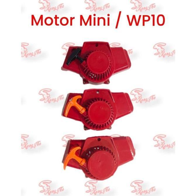 NEW - Recoil Starter Tarikan Engkol Motor Mini WP 10 Mini Trail Motor mesin kecil