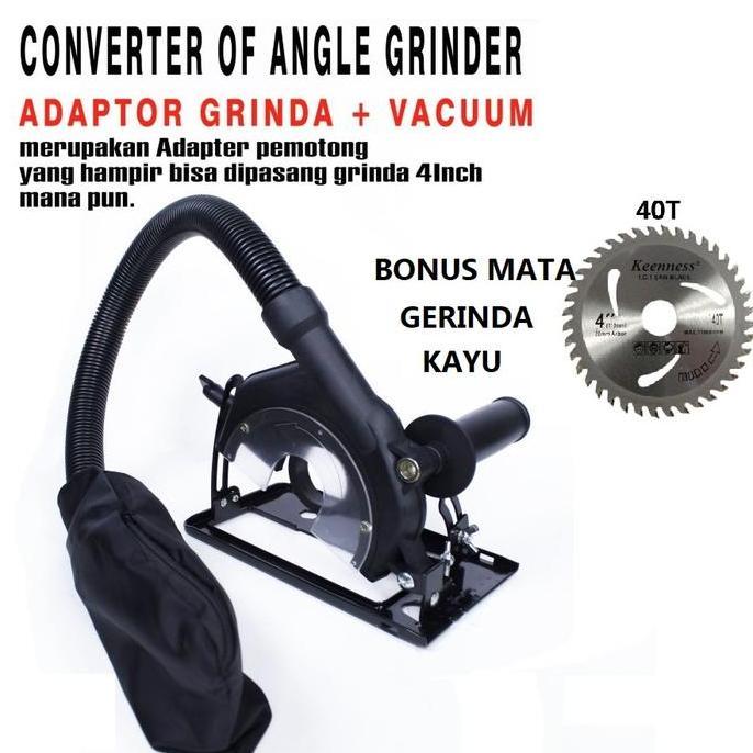 Dudukan Gerinda Circular Saw bonus mata kayu Mesin Gerinda Tangan 4IN