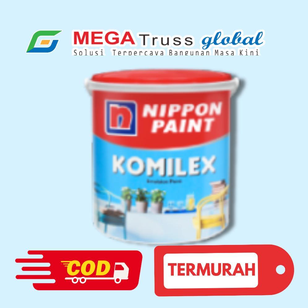 Nippon Paint Komilex 4,5 Kg - Cat Dinding Interior - Cat Tembok untuk Dalam Rumah / rumah bagian dal