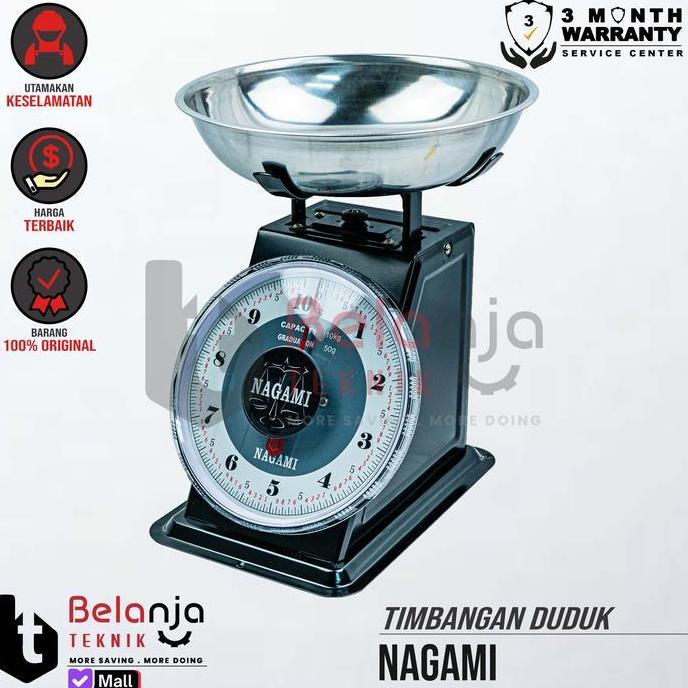 NEW - Nagami Timbangan Duduk Jarum 20 Kg Timbangan Duduk 20Kg