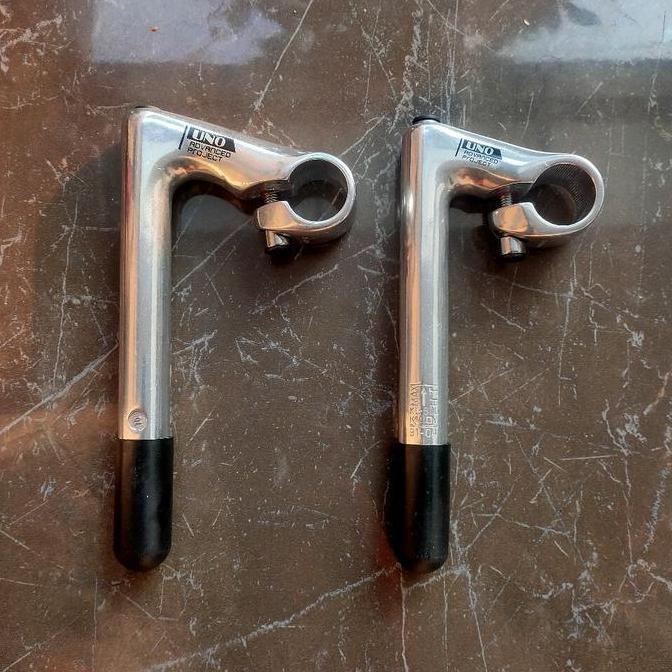 NEW - quil stem tiang stang bango sepeda balap roadbike fixie UNO insert 22 alloy silver