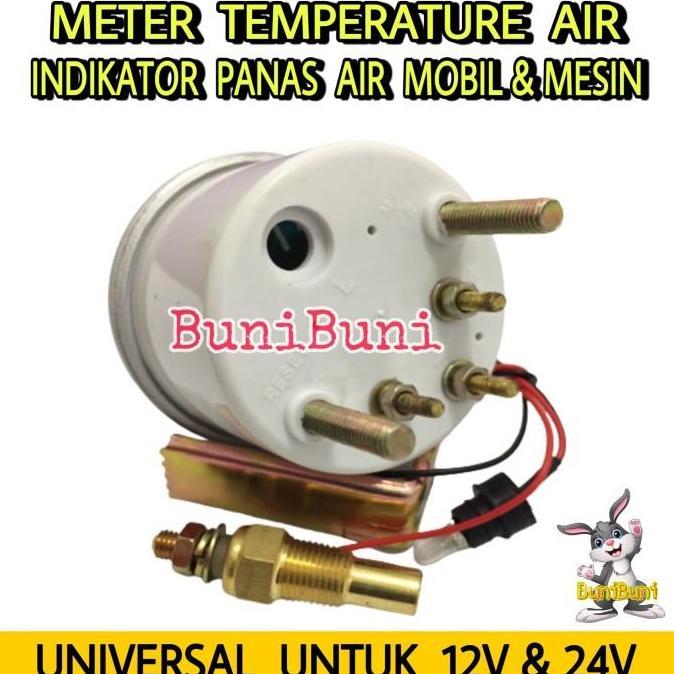 Meter Ampere Temperatur / Suhu Panas Air Mobil - Mesin