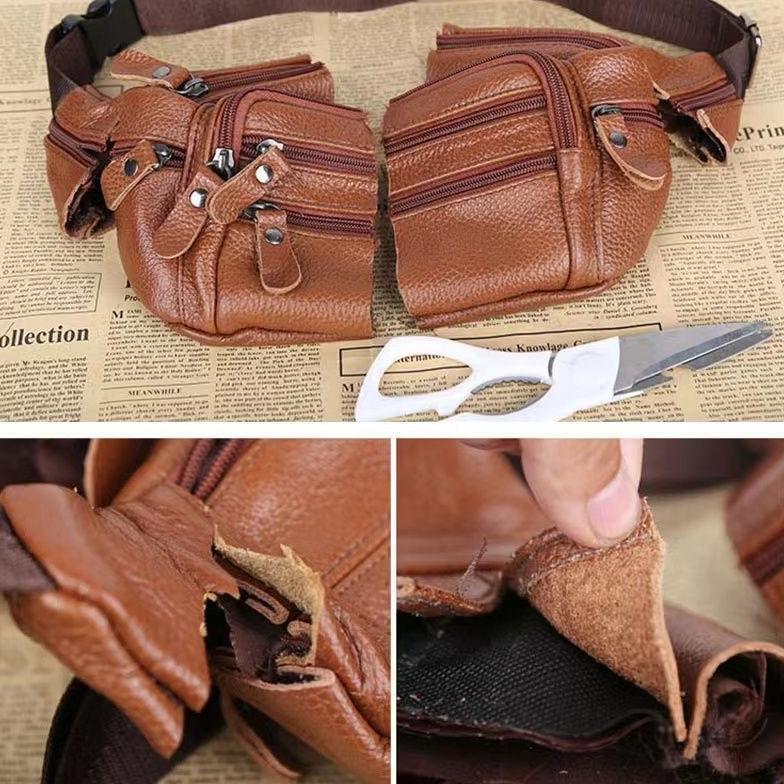 Tas Pinggang Kulit Tas pinggang Kulit Sapi Pria /wanita import 88