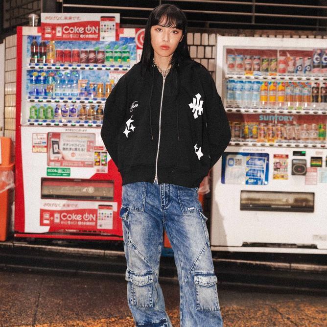 Hsco Oversized Boxy Hoodie Stern