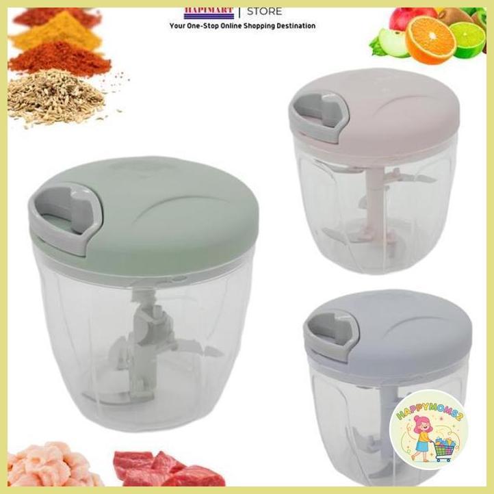 (HMOM2) EOTIA BLENDER BUMBU TANGAN/BLENDER TARIK MANUAL CHOPPER MULTIFUNGSI KESUKAAN BUNDA MAMA MOMS