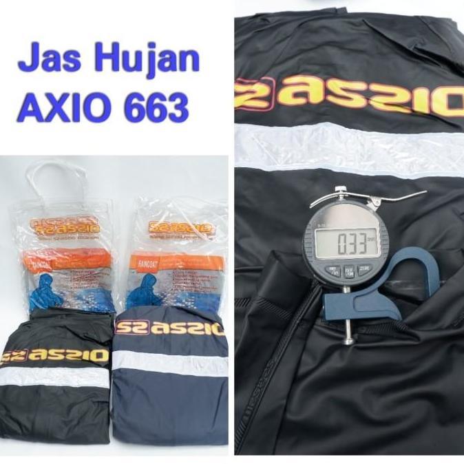 Jas Hujan Axio Karet 663 Original/Mantel Hujan Axio Rubber 663