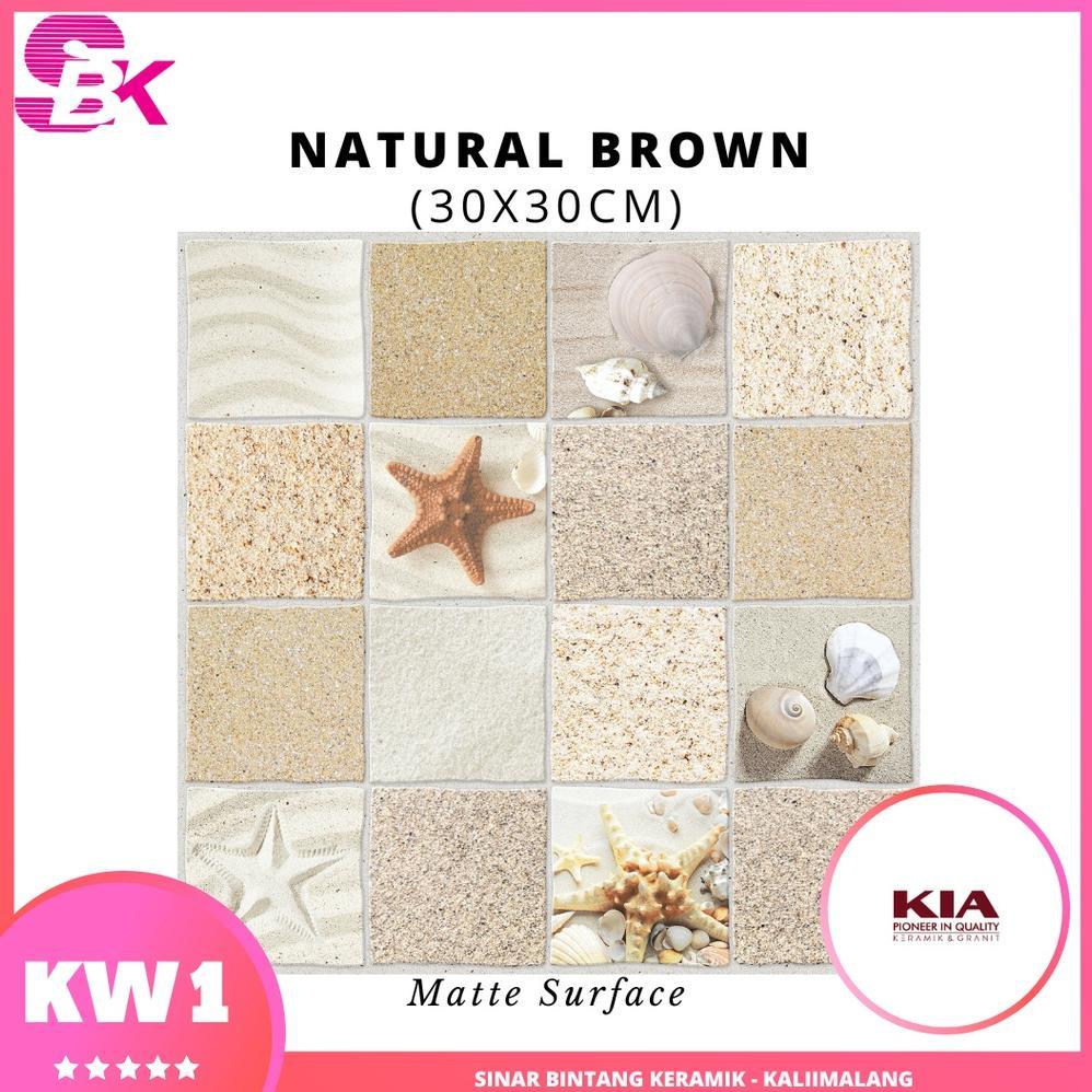 Keramik Teras 30x30 Natural Brown KIA
