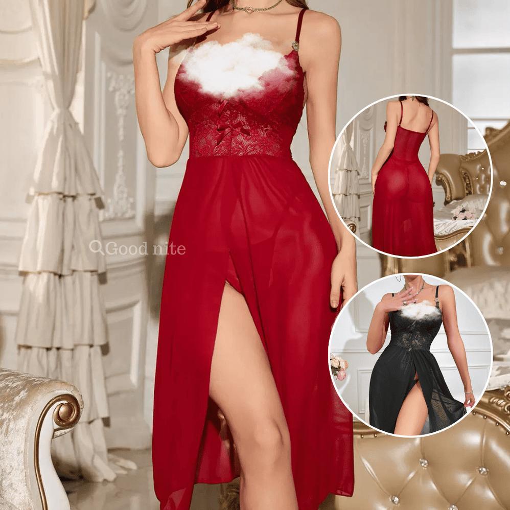 GN2005 S - XL dress panjang lingerie seksi wanita berkualitas