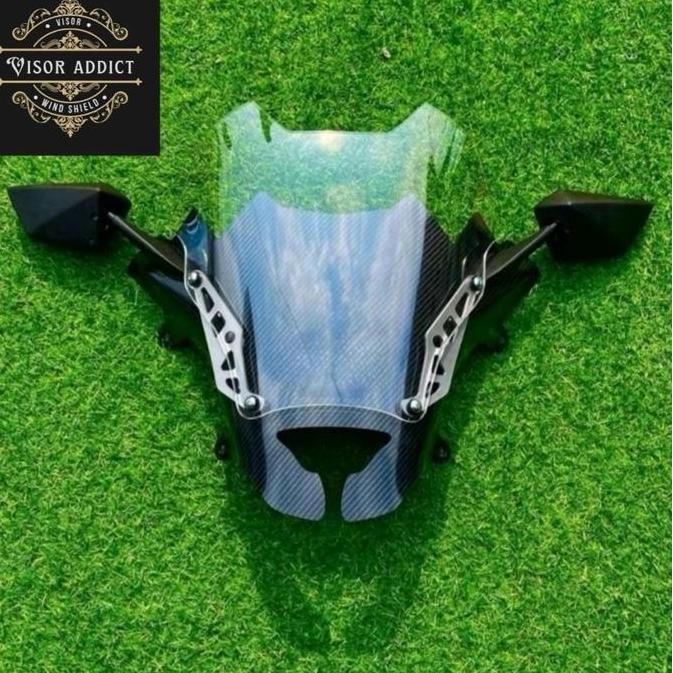 Visor Windshield PCX 160 ( 2021 - 2024 ) Thailand Bracket Plus Spion - Visor PCX 160 - Visor PCX 160