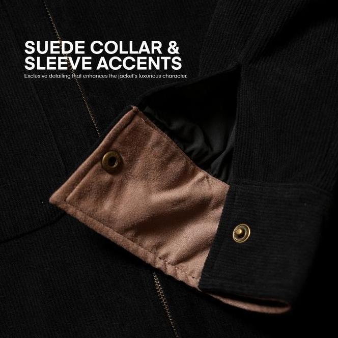 Corduroy Zipper Work Jacket