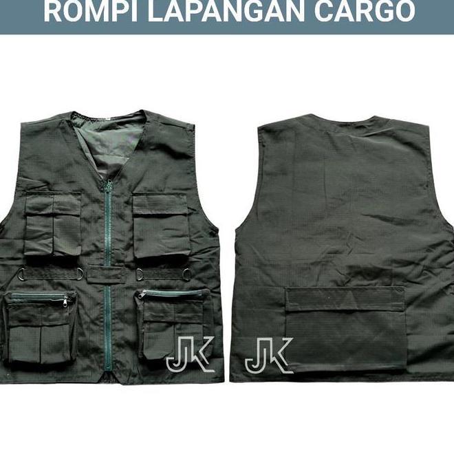 Rompi Lapangan Bahan Ripstop - Vest - Tactical - Wartawan - Proyek