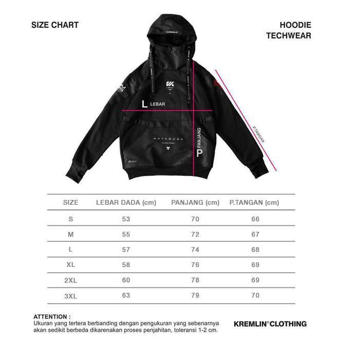 Kremlin Cyber Techwear Pullover Hoodie - Hayabusa