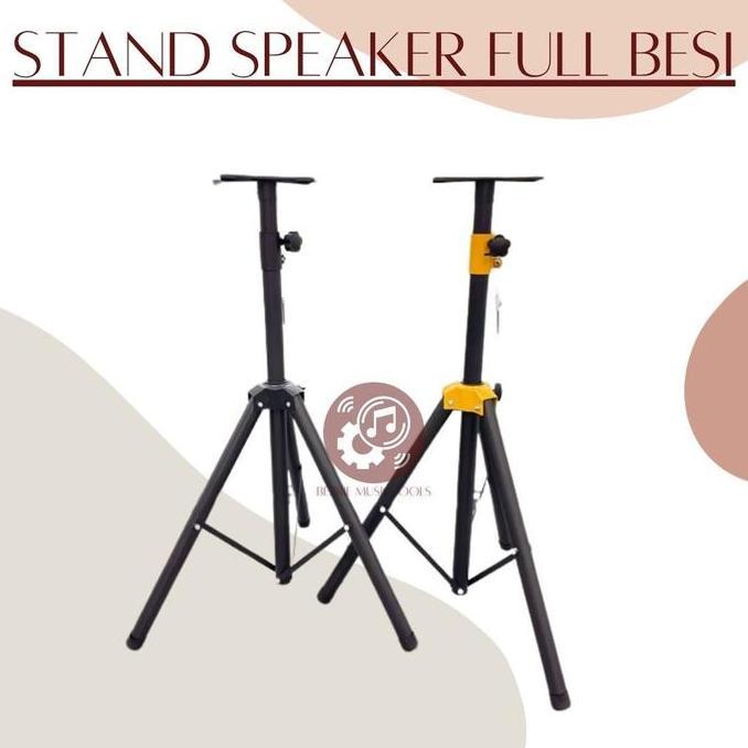Stand Speaker Full Besi Stand Tripod Speaker Full Besi