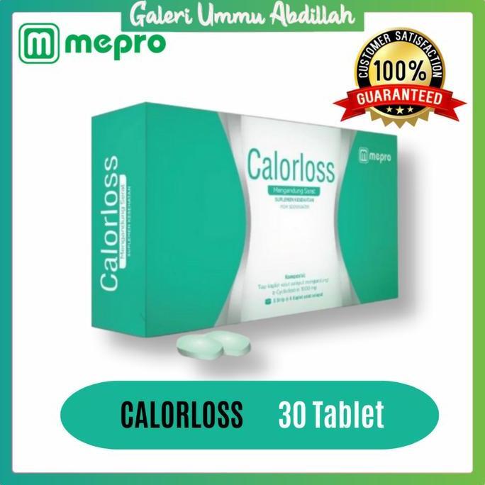 CALORLOSS 30 Tab Obat Pelangsing Calorrloss Obat Diet Detoks Original