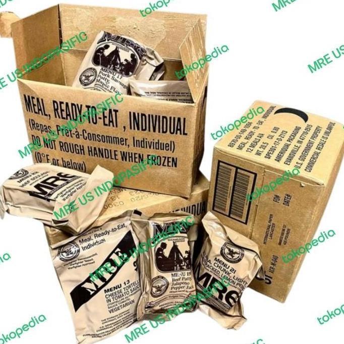 MRE ransum tentara amerika menu random
