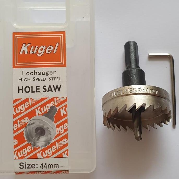 KUGEL Hole saw HSS 44 mm - Mata Bor Besi 44 mm Original HOLESAW KUGEL ASLI