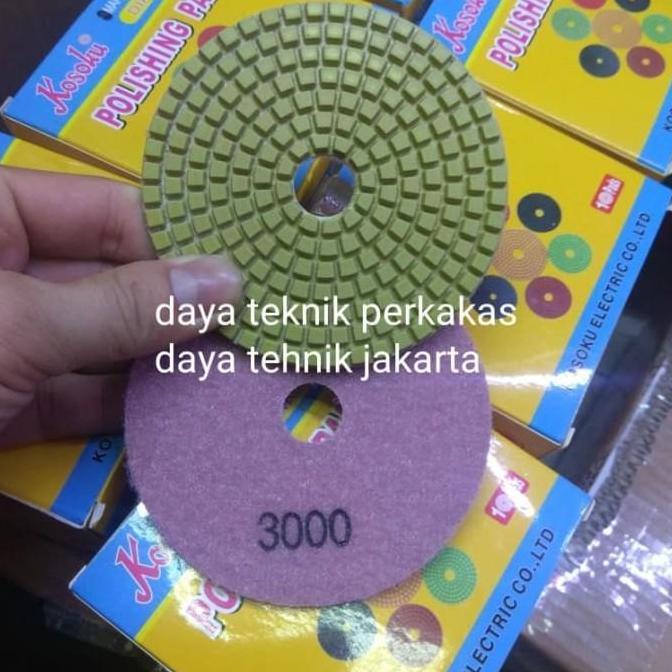 diamond pad kosoku #3000 - pad poles marmer - pad poles granite