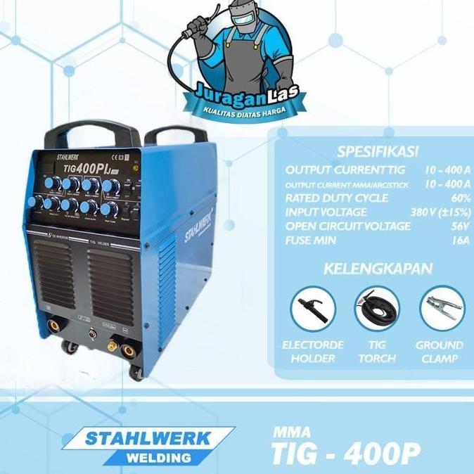 Terjangkau Mesin Las Dc Tig / Argon Merk Stahlwerk Tig-400 P
