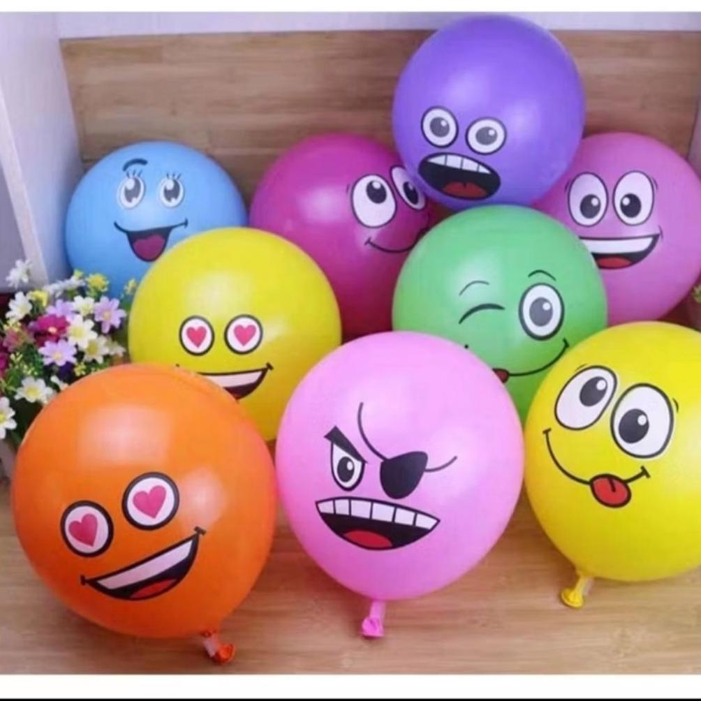 BALON EMOJI/BALON KARAKTER 100 PCS