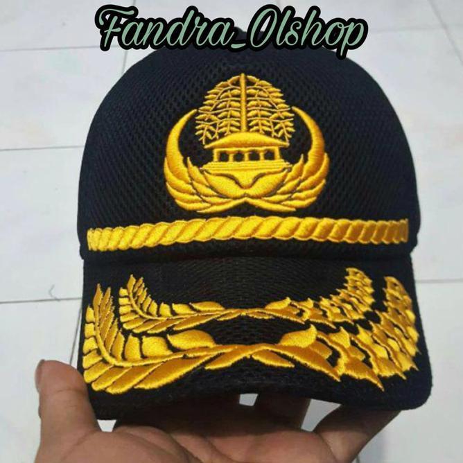 Topi Korpri Pns Hitam / Khaki Golongan 5. Kualitas Terbaik 