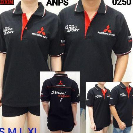 Kaos Kerah Sport Otomotif Baju Bordir Komunitas Pajero Sport