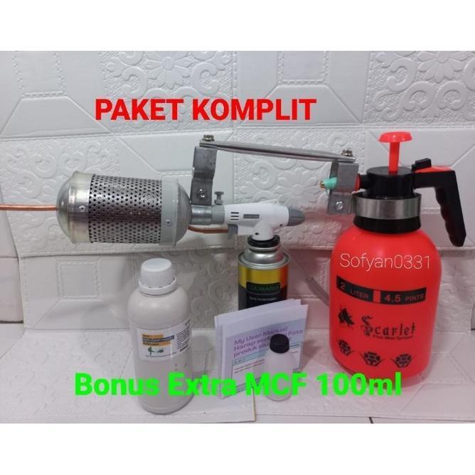 Alat Foging Semprot Nyamuk Serangga Braket Handel Tabung Coil Besar Kapasitas 2 Liter Merah Komplit