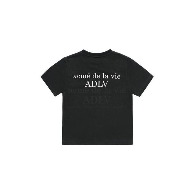 Kids ADLV Baby Face Monster Baby Tee Black