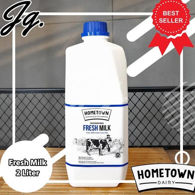 Susu Hometown 2L 3L Fresh Milk Home Town Susu Sapi Murni