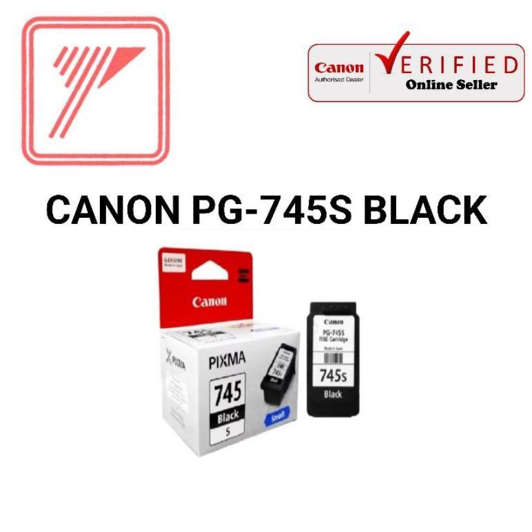 CANON ink tinta PG745S PG745 S PG 745S PG-745S 745 Small Black Hitam Original