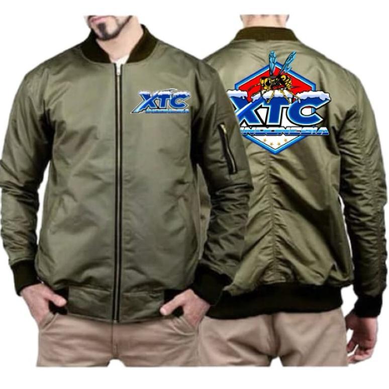 Jaket Bomber Resleting XTC Jaket Pria Maupun Wanita Jaket Premium COD Seluruh Indonesia