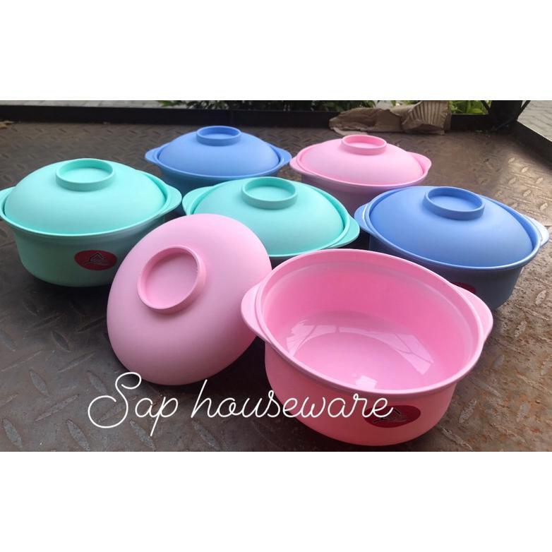 Mangkok Tutup Iramen Alexish | Mangkok Sayur Lucu Anti Tumpah | Basi Mungil Serbaguna